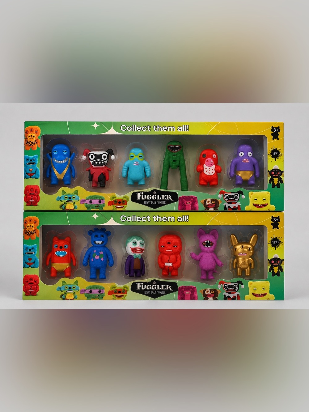 Fuggler Funny Ugly Monster 2-Pack Figure Sets – 12 Figures Total